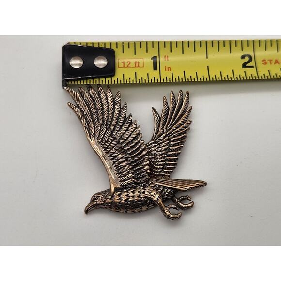 PSCL Vintage 925 Sterling Silver Open Wing Flying Eagle Pendant Unisex 9.83 Gram - Picture 5 of 7